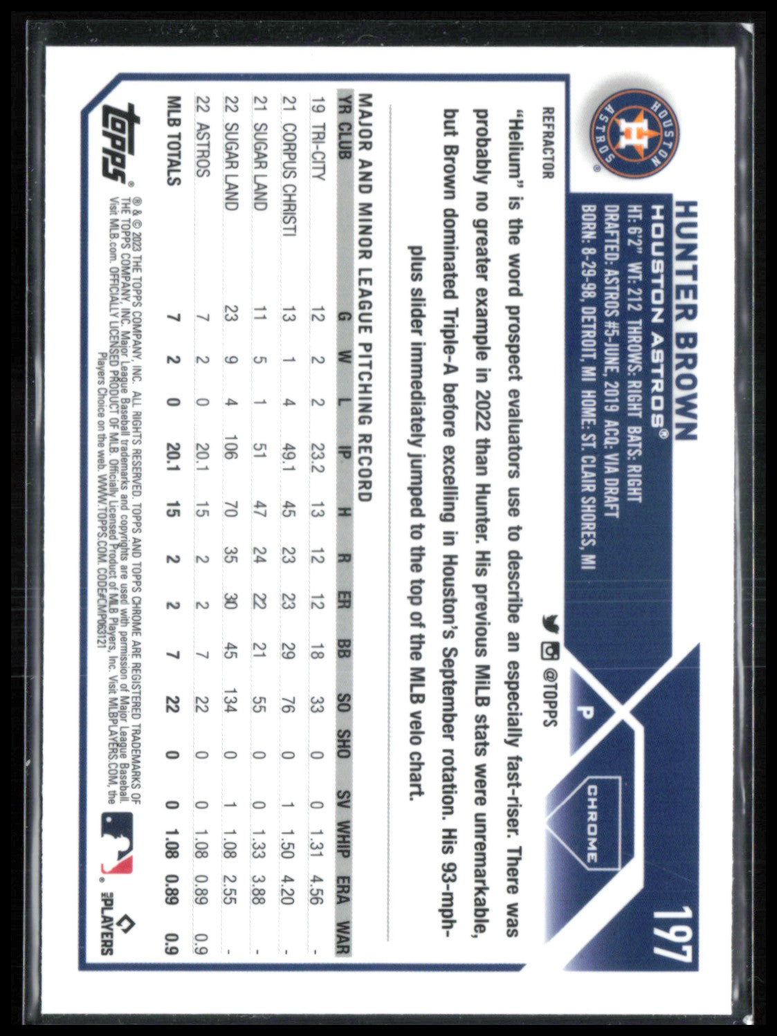 Hunter Brown RC Refractor