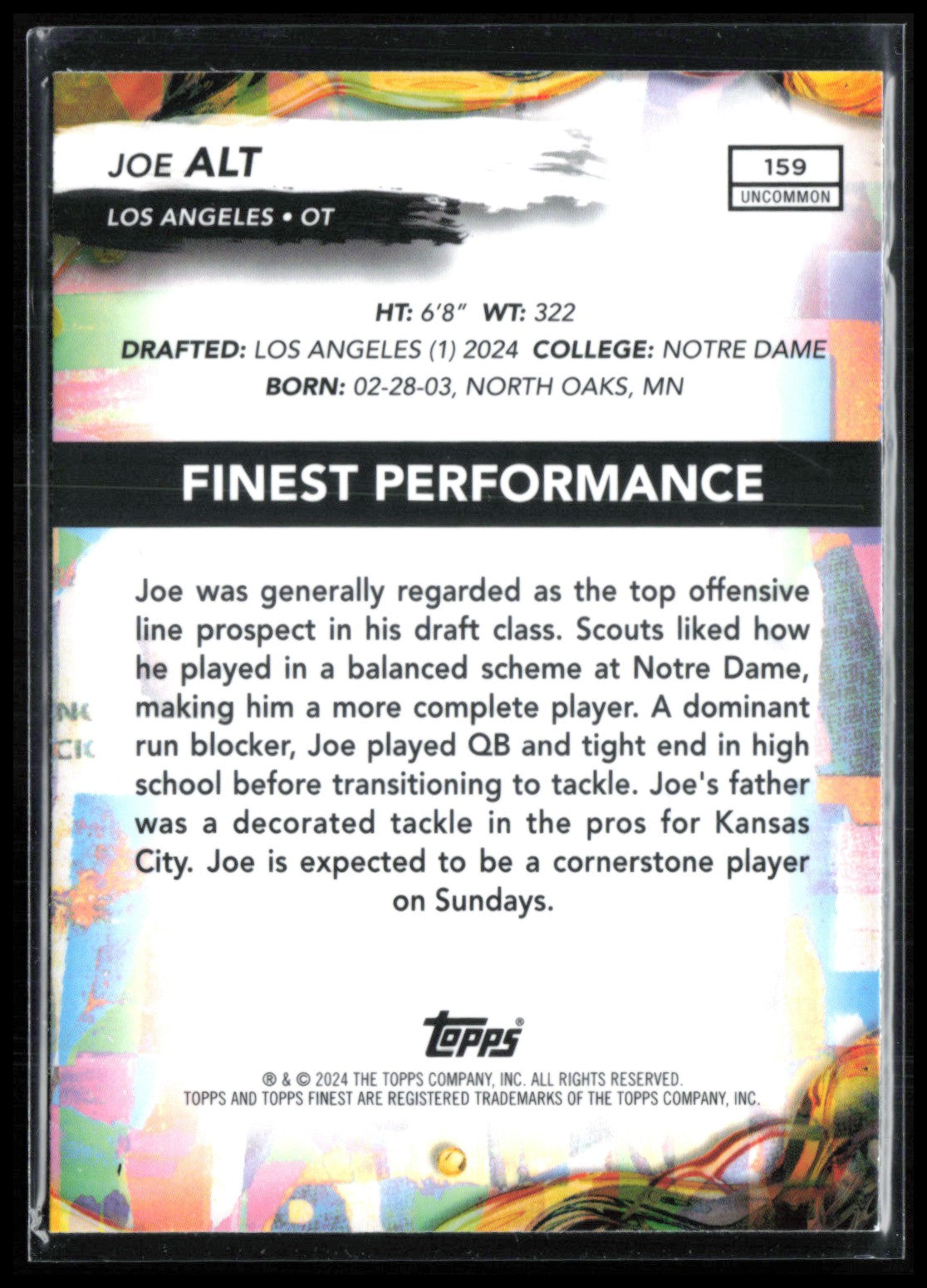 Joe Alt RC X-Fractor Uncommon