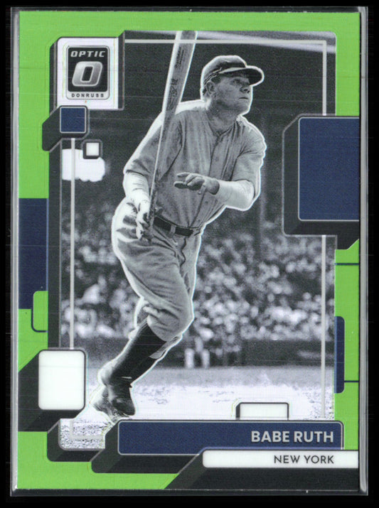 Babe Ruth Lime Green Holo