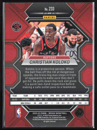 Christian Koloko RC Mosaic Prizm