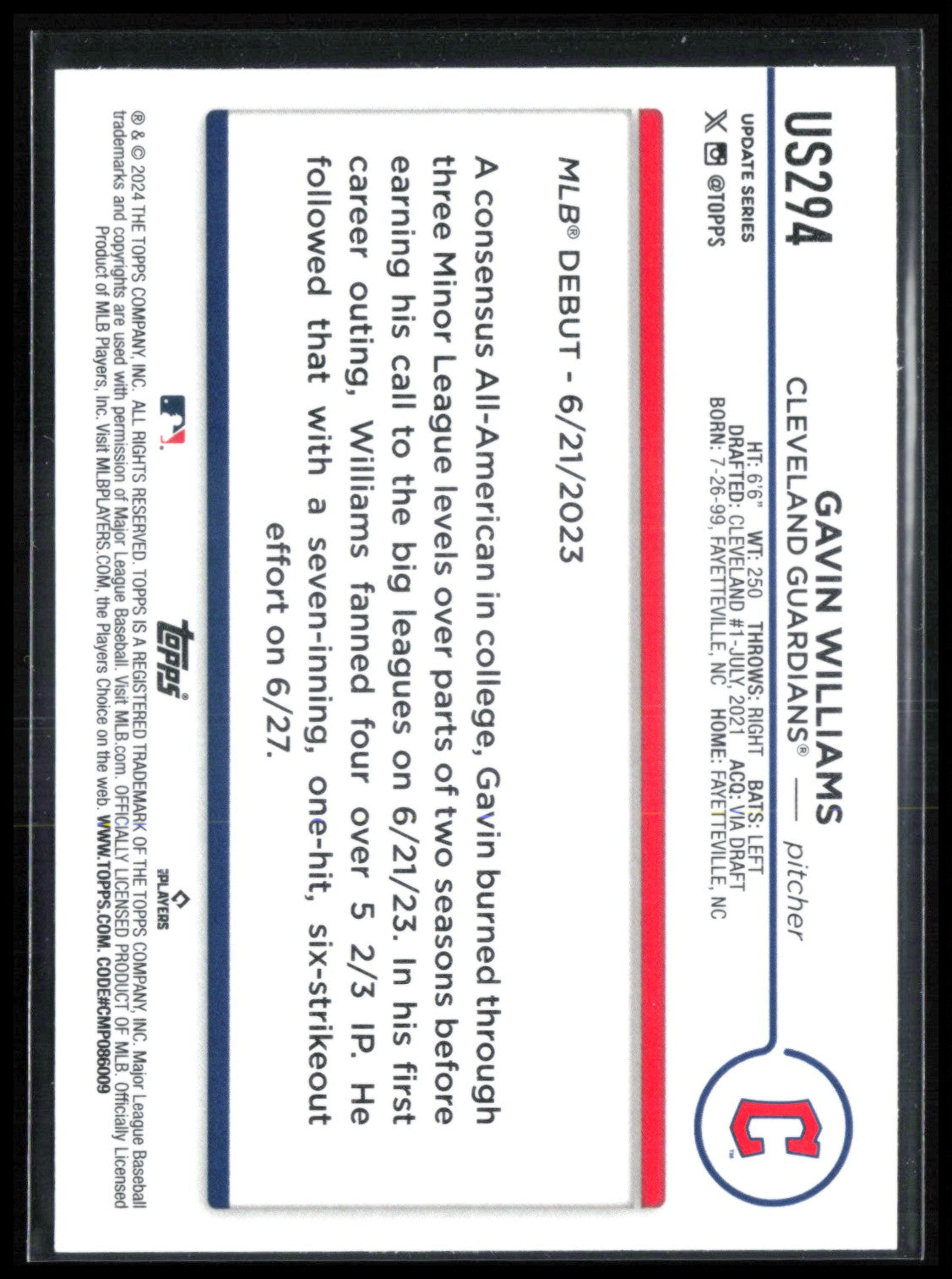 Gavin Williams RC