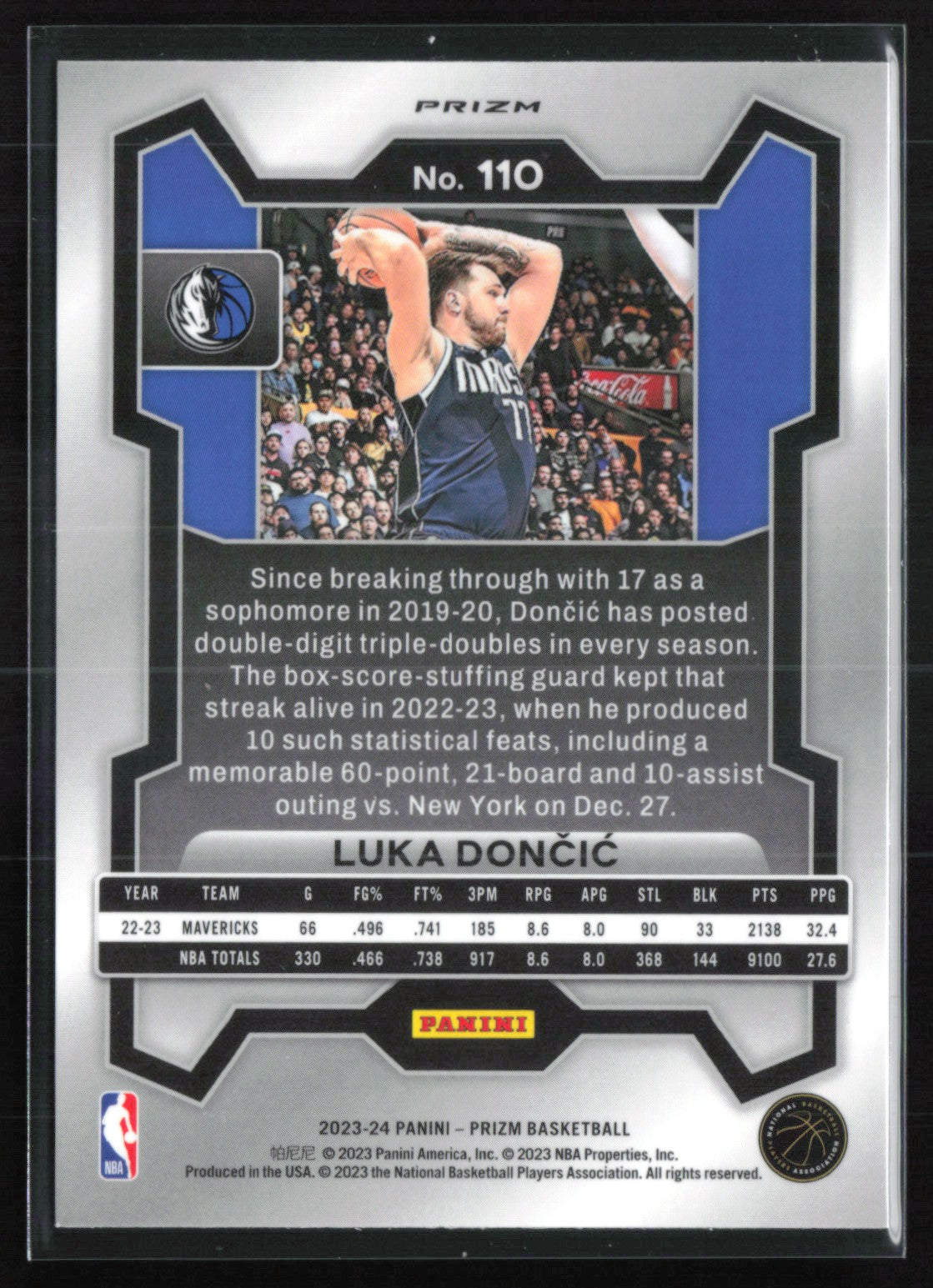 Luka Doncic Silver Prizm
