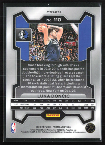 Luka Doncic Silver Prizm