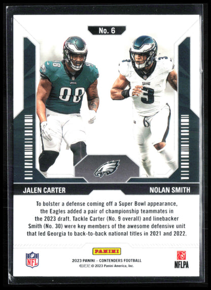 Jalen Carter / Nolan Smith RC