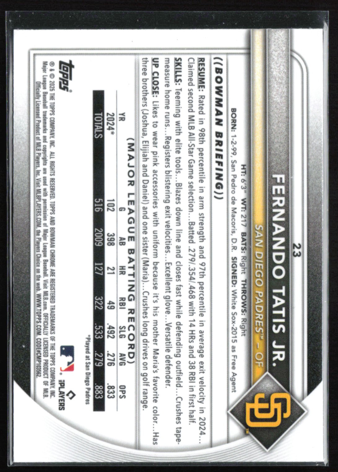 Fernando Tatis Jr. Mojo