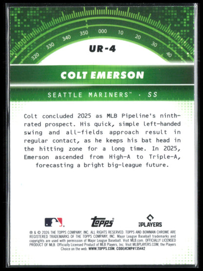 Colt Emerson Prospects