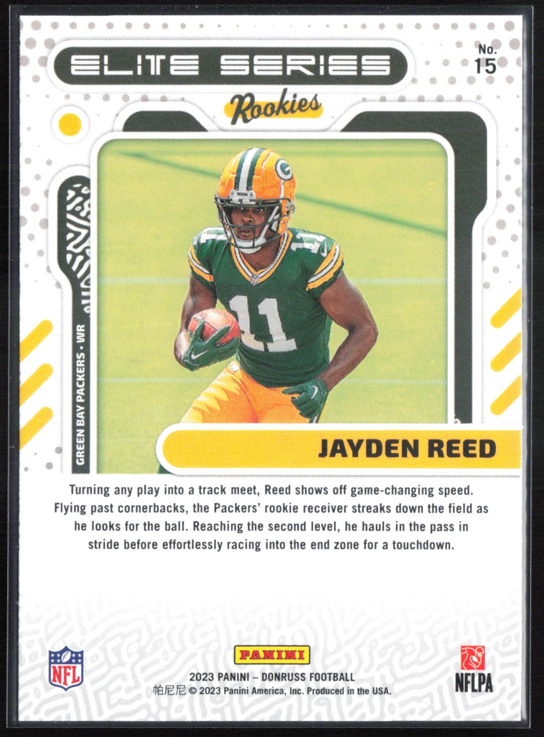 Jayden Reed RC Elite Series Rookies