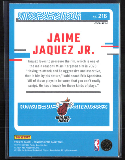 Jaime Jaquez Jr. RC Pink Hyper