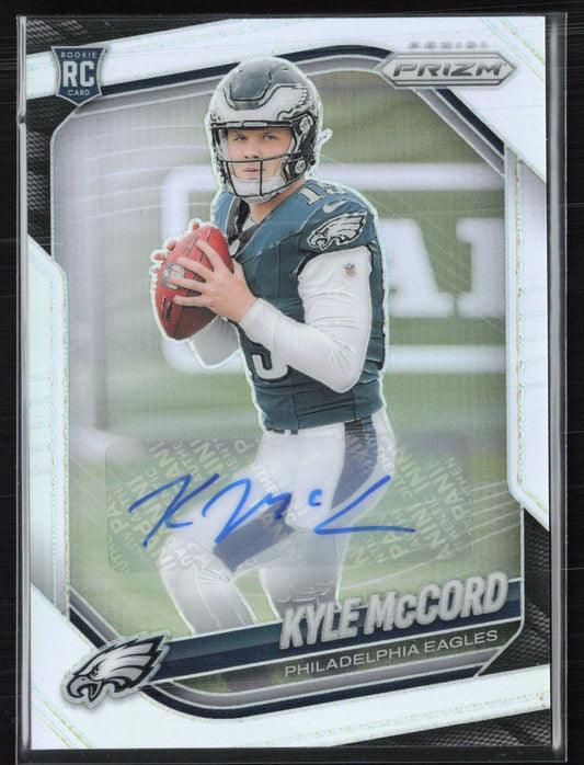 Kyle McCord RC Auto Silver 2025 Prizm