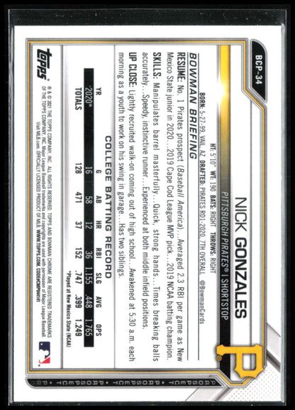 Nick Gonzales Atomic Refractor Prospect