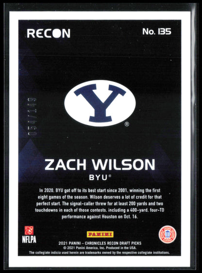 Zach Wilson RC Red /149