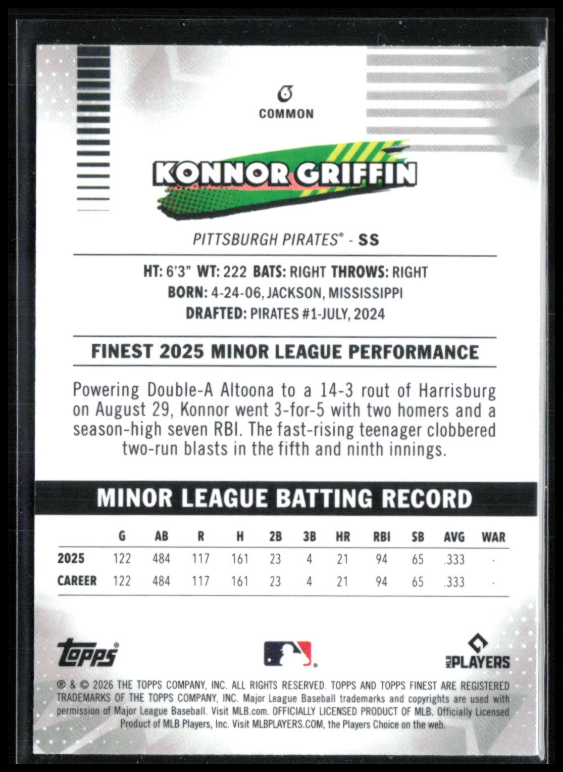 Konnor Griffin RC