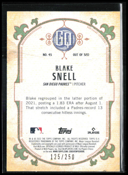 Blake Snell Blue /250
