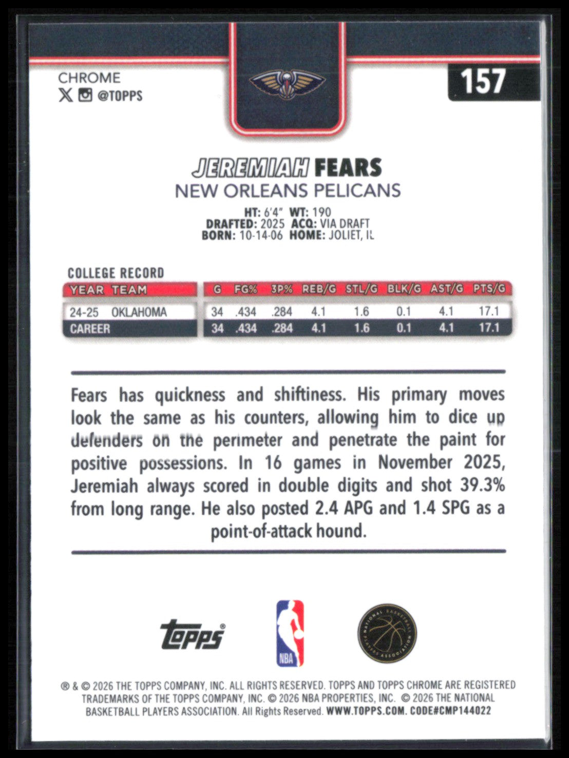 Jeremiah Fears RC