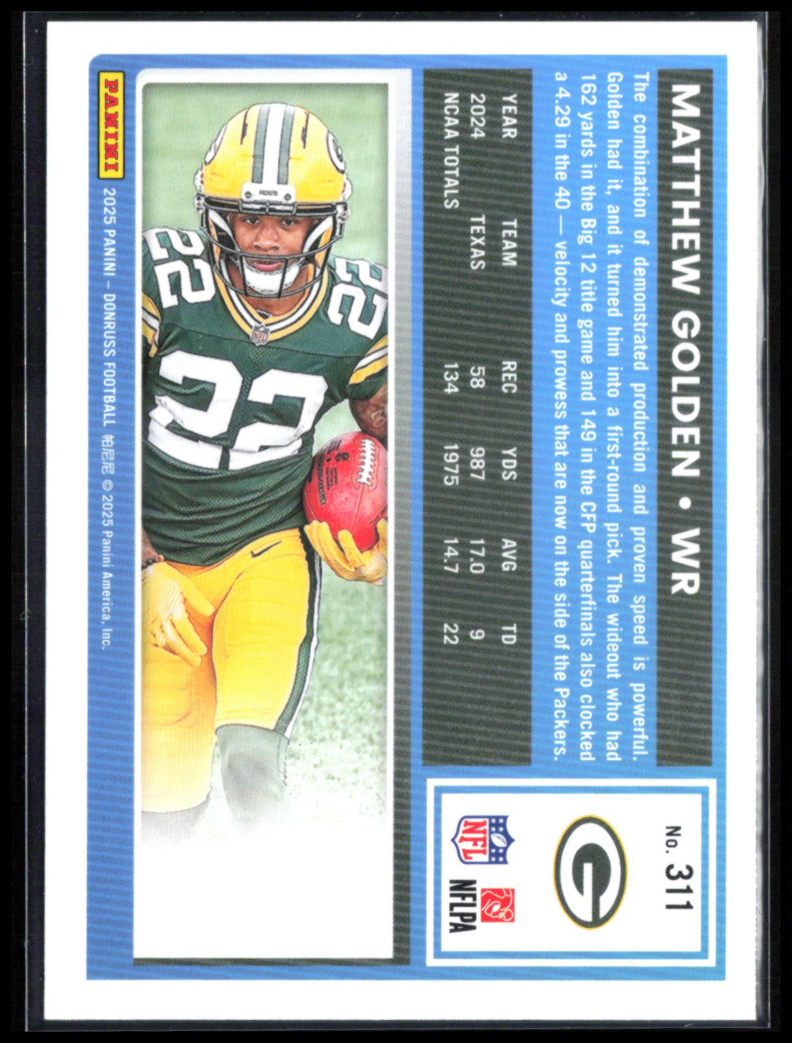 Matthew Golden RC