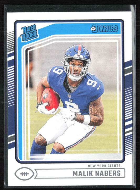 Malik Nabers RC Rated Rookie