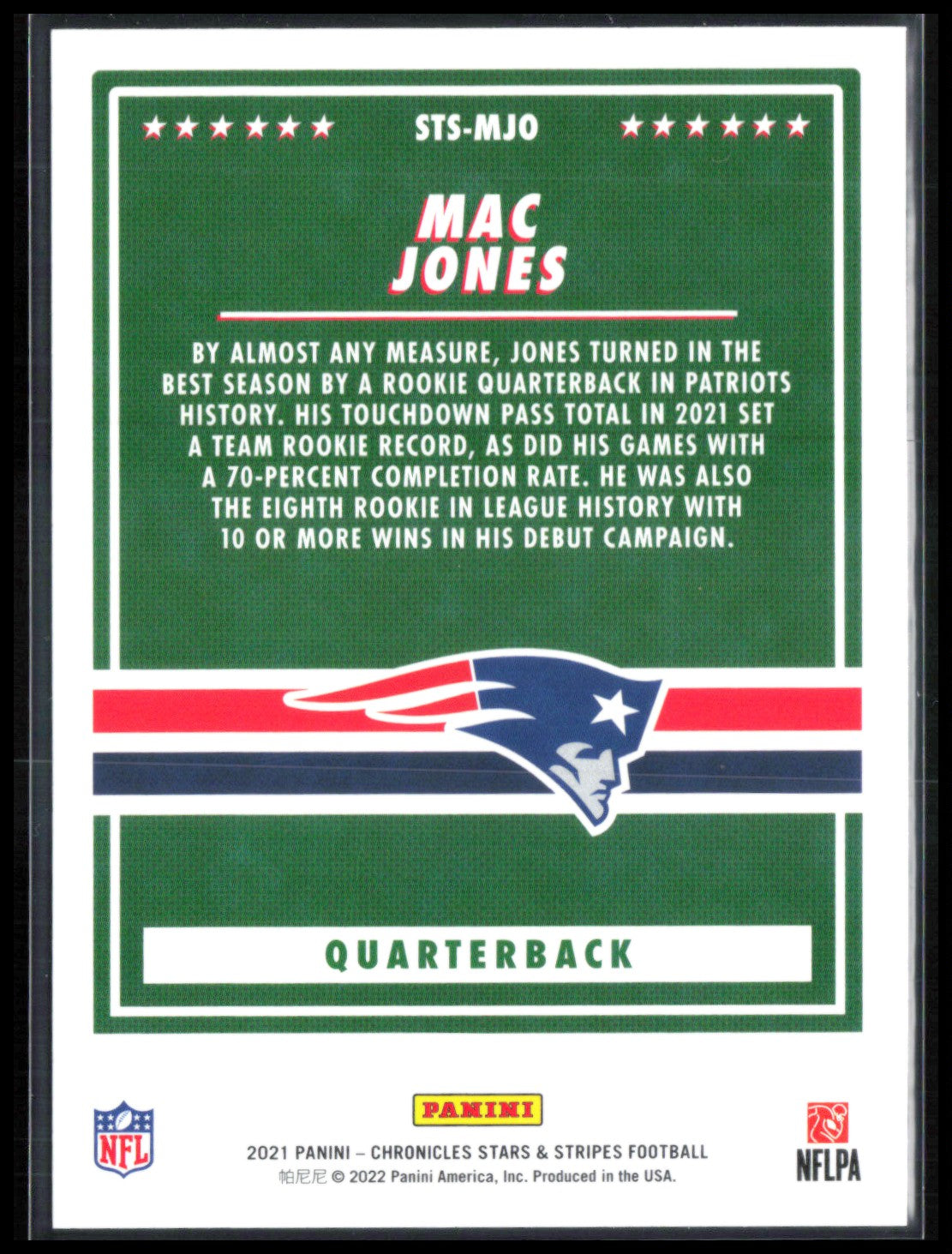 Mac Jones RC