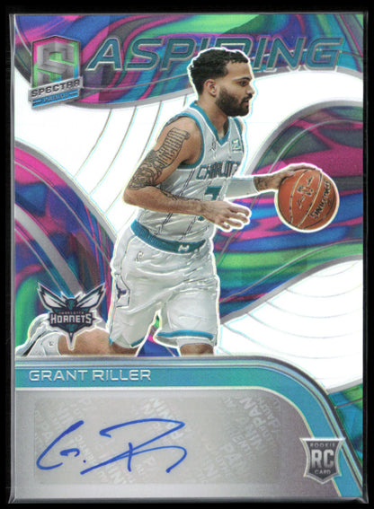 Grant Riller RC Auto /5 Neon Marble 2020-21 Spectra