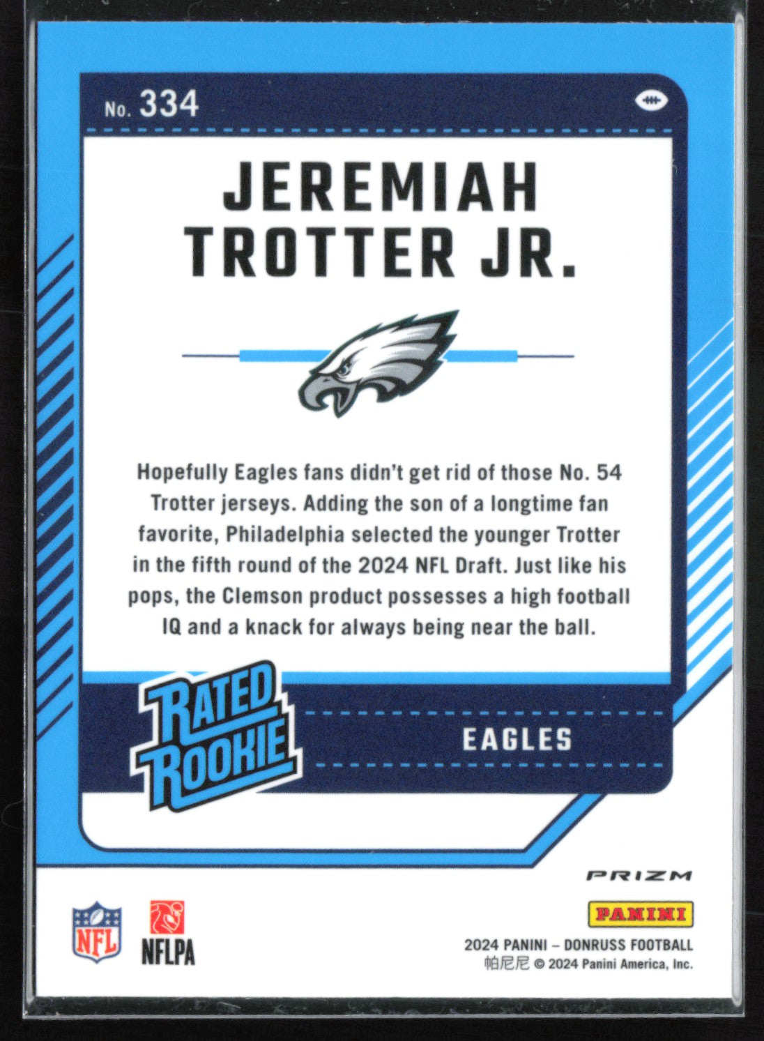 Jeremiah Trotter Jr. RC Pink
