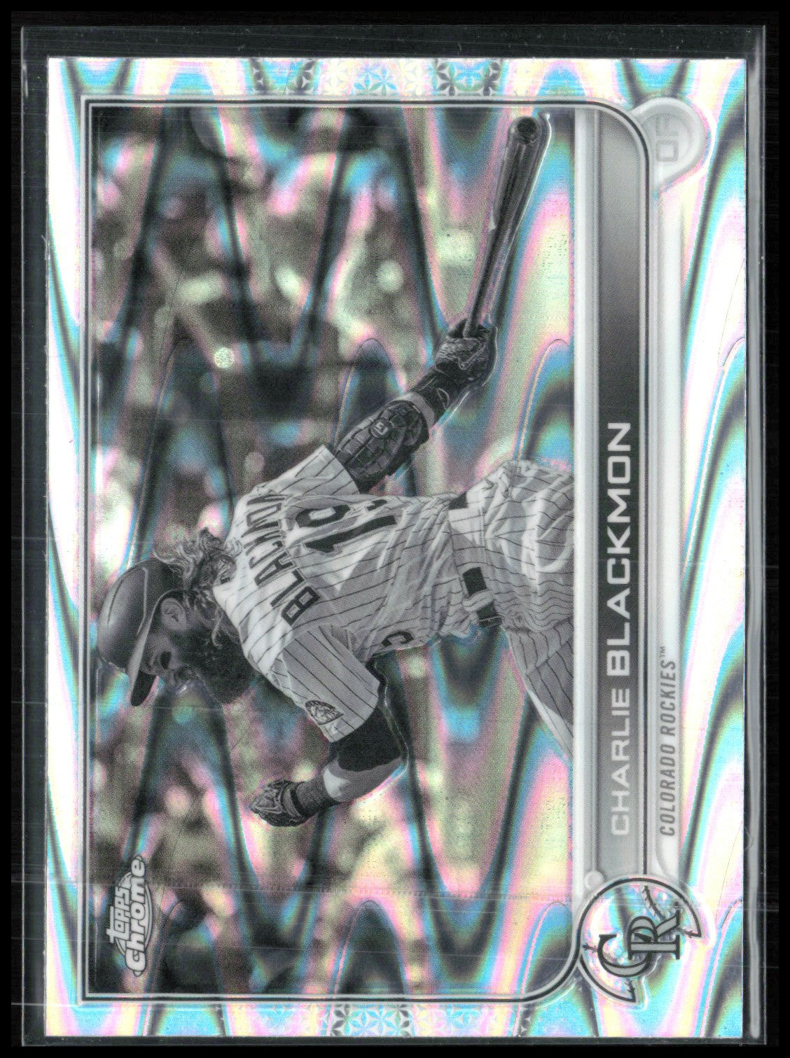 Charlie Blackmon B&W Raywave