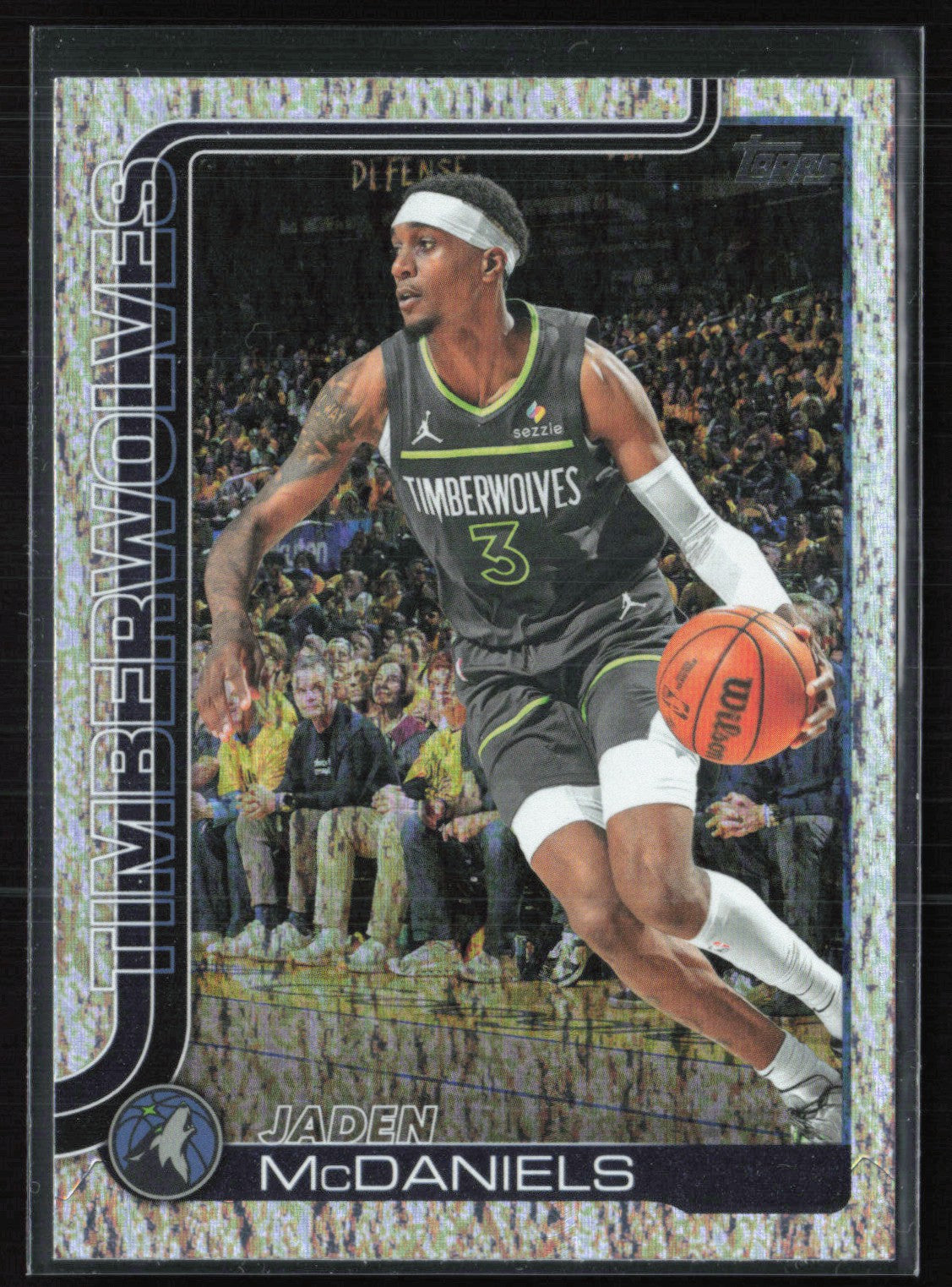 Jaden McDaniels Silver Foil