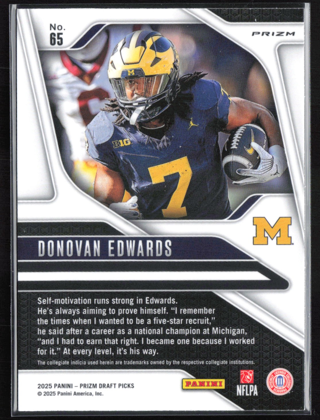 Donovan Edwards RC Yellow Ice