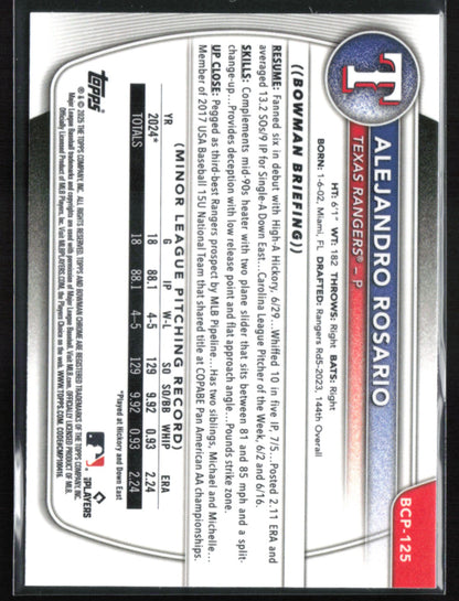 Alejandro Rosario 1st Bowman