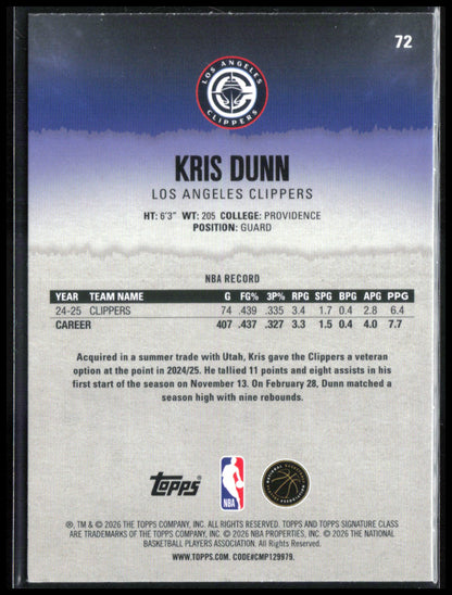Kris Dunn Pink /75