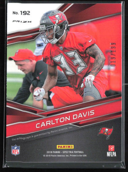 Carlton Davis RC Auto /199