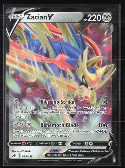 Zacian V Rare Holo