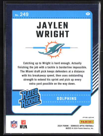 Jaylen Wright RC Blue Hyper