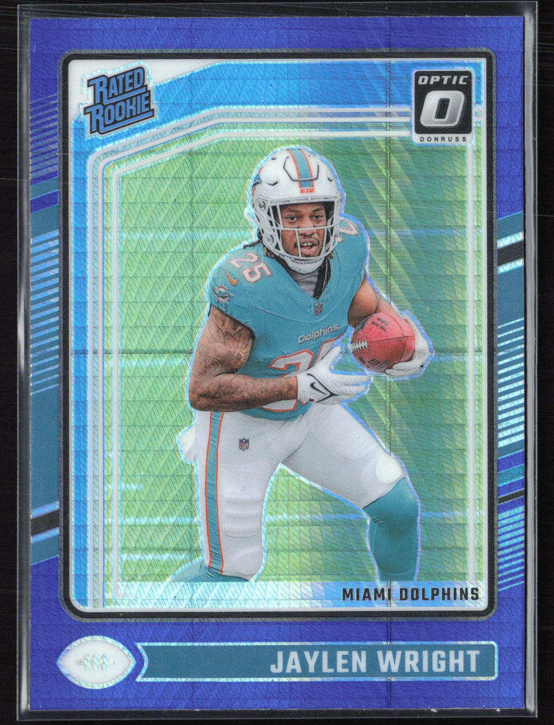 Jaylen Wright RC Blue Hyper