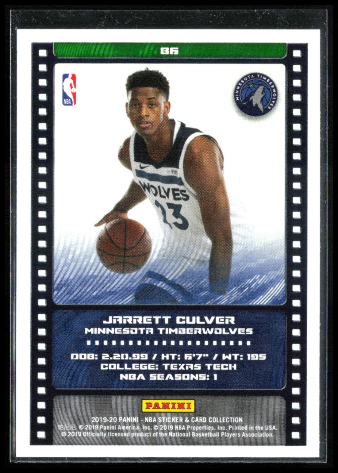 Jarrett Culver RC /99