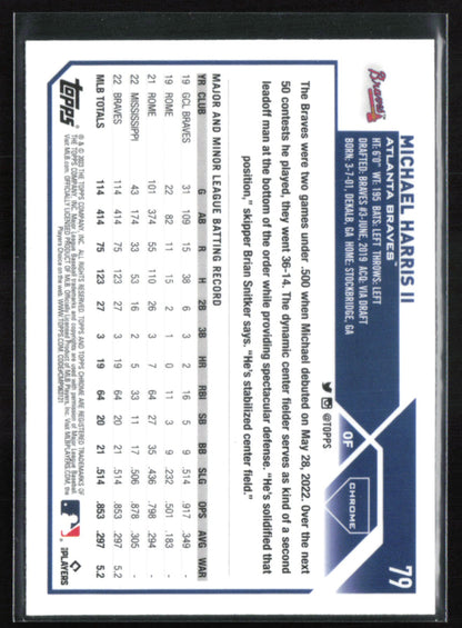 Michael Harris II RC Rookie Cup
