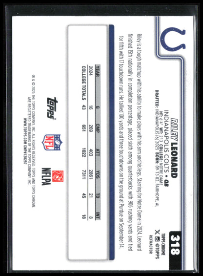 Riley Leonard RC Refractor