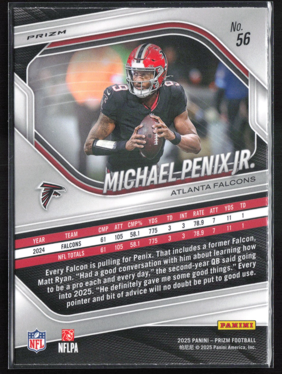 Michael Penix Jr. Pink Prizm