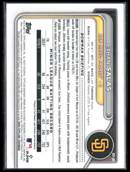 Ethan Salas Prospect