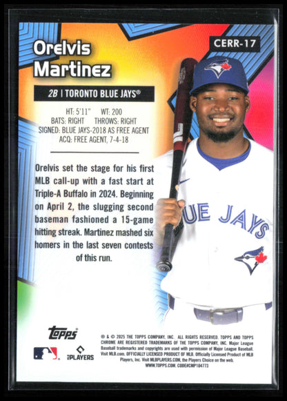 Orelvis Martinez All-Etch Rookie Rush Green /99 RC