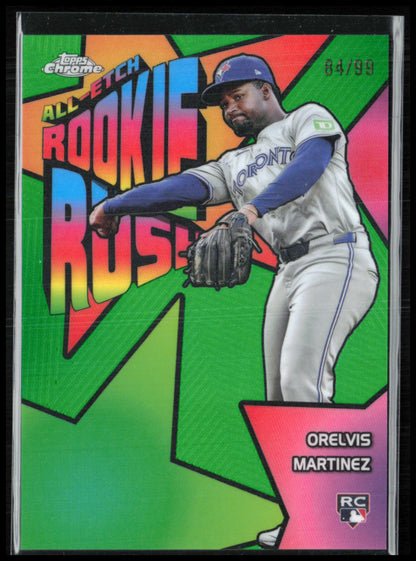 Orelvis Martinez All-Etch Rookie Rush Green /99 RC