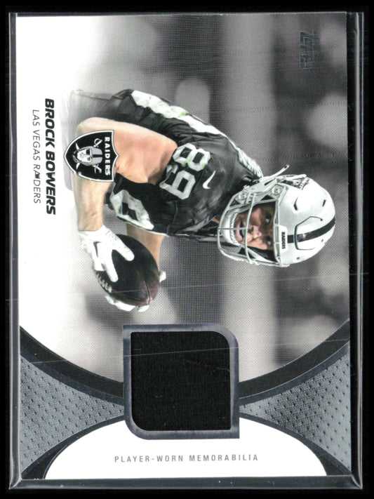 Brock Bowers Player-Worn Relic
