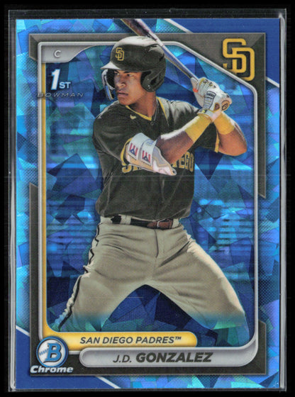 J.D. Gonzalez 1st Bowman Sapphire