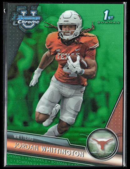 Jordan Whittington 1st Bowman Green Refractor /99