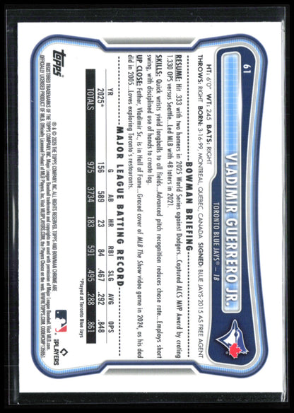 Vladimir Guerrero Jr Mojo