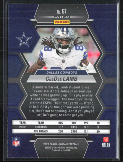 CeeDee Lamb Mosaic Prizm