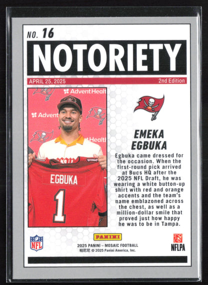 Emeka Egbuka RC Notoriety Mosaic Prizm