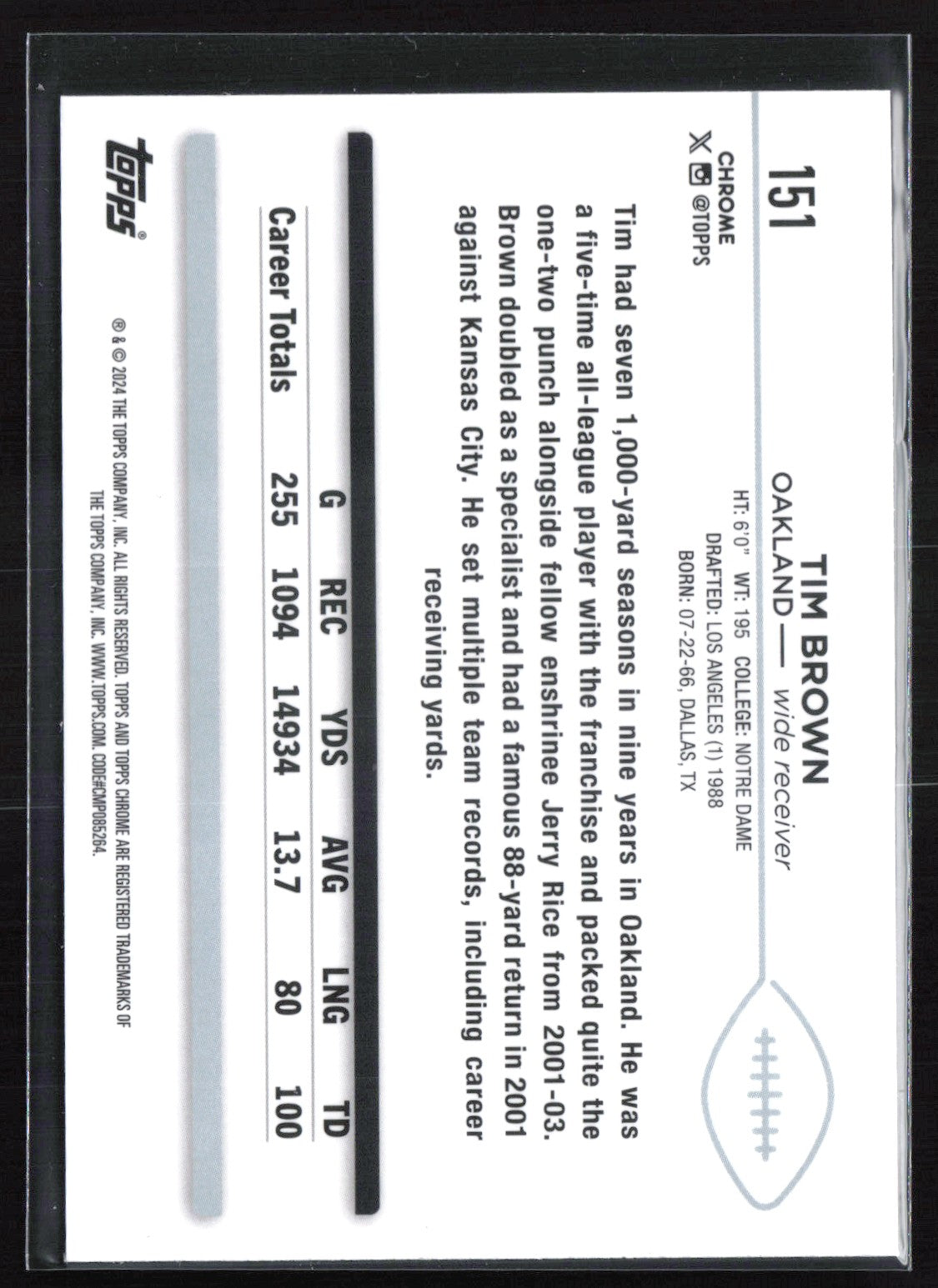 Tim Brown X-Fractor