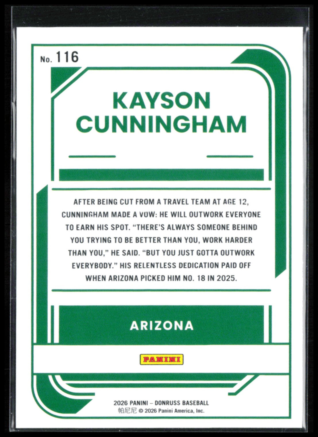 Kayson Cunningham Rated Prospect Red Blue