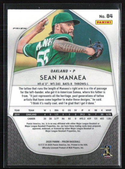 Sean Manaea Teal Wave
