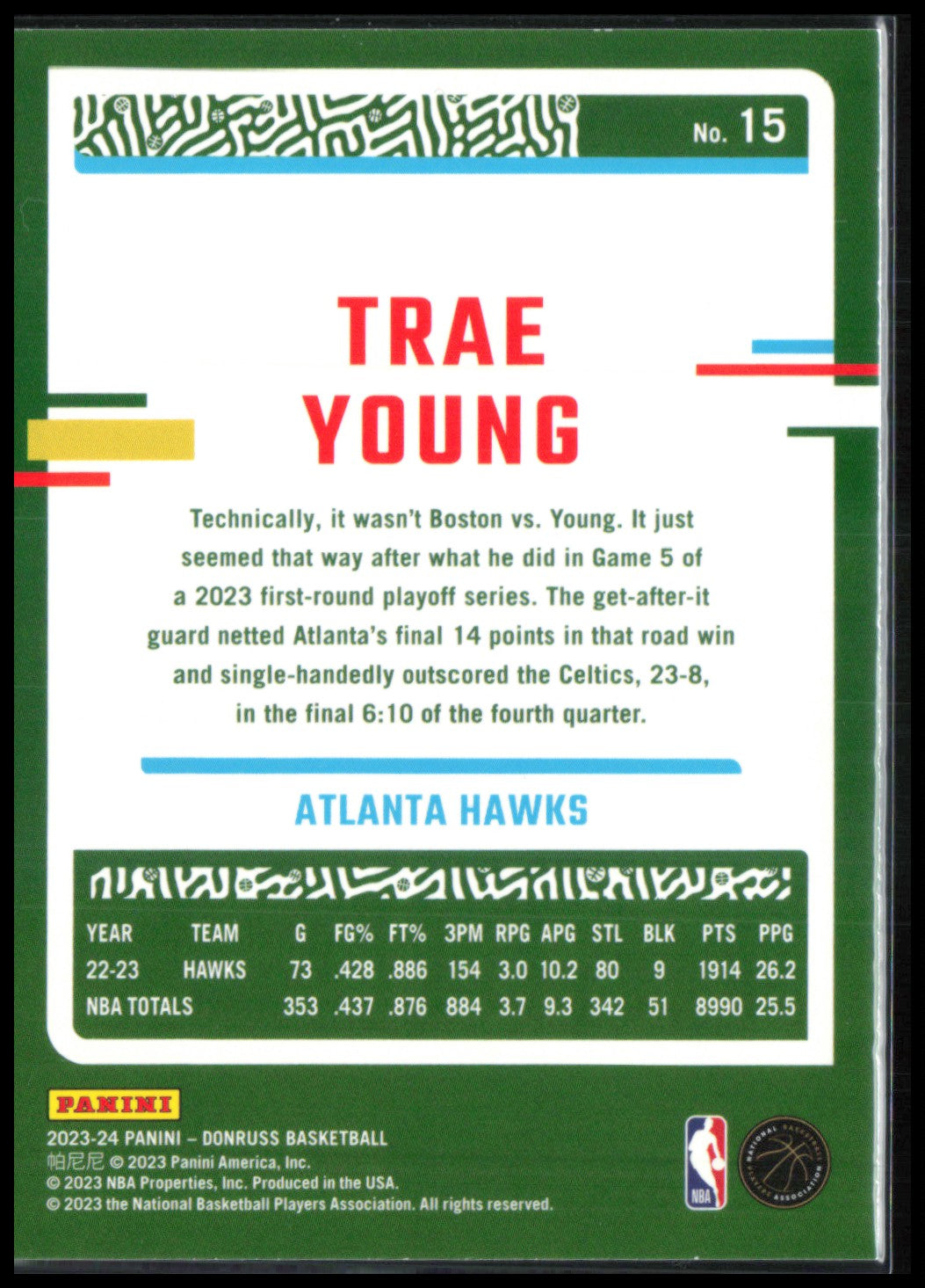 Trae Young Green Laser