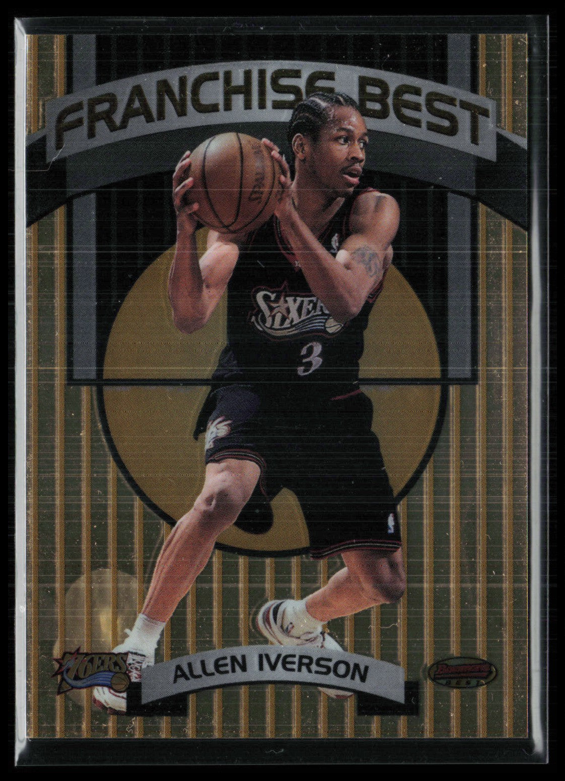 その他 FINEST MASTERS REFLECTOR ALLEN IVERSON 1999 Finest 78 Allen Iverson Franchise Best 1999 Bowman's